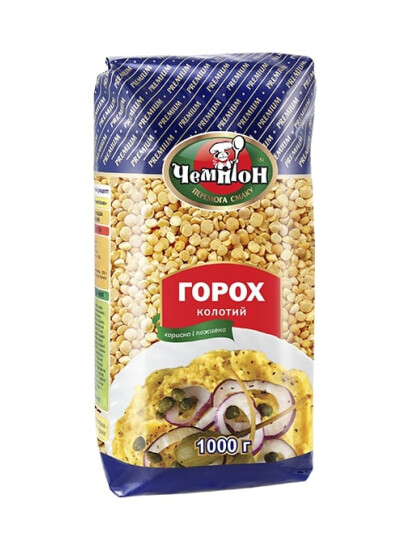 Горох колотий ЧЕМПІОН, 1 кг